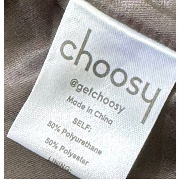 Choosy Cream & Black Vegan Snakeskin Zip Trench coat Raincoat Size XS NWT Belted - Picture 6 of 8